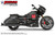 Freedom Performance MOTO GUZZI MMGX-21 SLIP-ONS & END CAPS 2016-2018 (*SPECIAL ORDER) - MG00017 - BLACK / SHARKTAIL / PITCH BLACK