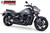 Freedom Performance SUZUKI BOULEVARD M90 2-INTO-1 TURNOUT/SIDEDUMP FULL SYSTEM 2015-Present - MS00040 - COMBO BLACK / SLASH / SCULPTED BLACK