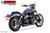 Freedom Performance TRIUMPH AMERICA & SPEEDMASTER 2013-2020 W/ 4.5" SLIP-ONS (*SPECIAL ORDER) - TR00008 - BLACK / COMBAT FLUTED / PITCH BLACK