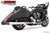 Freedom Performance VICTORY VISION COMPLETE RACING TRUE-DUAL SYSTEM 2007-2016 (SPECIAL ORDER) - MV00014 - CHROME / SCULPTED BLACK