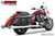 Freedom Performance VICTORY CROSS COUNTRY/ROADS 5 STEPPED COMPLETE TRUE-DUAL SYSTEM 2008-2016 - MV00017 - CHROME / RACING / SCULPTED BLACK
