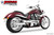 Freedom Performance VICTORY KINGPIN/VEGAS 8-BALL/JACKPOT/HAMMER/GUNNER/JUDGE/HIGHBALL/BOARDWALK AMERICAN OUTLAW HIGH 2-INTO-1 2006-2016 (SPECIAL ORDER) - MV00040 - CHROME / AMERICAN OUTLAW / SCULPTED BLACK