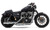 COBRA 6086 3" NH SERIES SLIP-ONS CHROME SPORTSTER 14-24