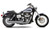 COBRA 6857 SPEEDSTER SLASHDOWN CHROME DYNA 06-11