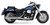 COBRA 2275 SLIP ON W/SCALLOPED TIP CHROME YAM V-STAR 1300 07-18