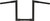 HARDDRIVE 21-356SB H-BAR Z-BAR 1 1/4" CABLE 12" RISE SATIN BLK