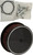 HARDDRIVE 120302 ROUND AIR CLEANER HP CLASSIC SMOOTH BLACK 5-7/8"