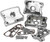 HARDDRIVE 037025 ROCKER BOX KIT EVO 84-99 CHROME PAIR
