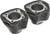 HARDDRIVE 88186 BIG BORE CYLINDER M8 124 BLACK W/MACHINED FINS PR