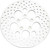 HARDDRIVE 144603 BRAKE ROTOR REAR 11.5" SS POLISHED 2.22ID