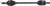 ALL BALLS AB6-KW-8-139 6 BALL HEAVY DUTY AXLE FRONT