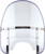 NATIONAL CYCLE N2230 HERITAGE BEADED WS CLEAR W/ADJUSTABLE WINDOW