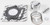 WISECO PK1016 TOP END KIT 81.50/+0.50 10.25:1 HON