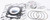 WISECO PK1895 TOP END KIT ARMORGLIDE 88.00/STD 12.3:1 HUS/HUSQ/KTM
