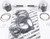 WISECO SK1305 STANDARD BORE PISTON KIT