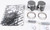 WISECO SK1328 STANDARD BORE PISTON KIT