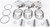 WISECO SK1394 STANDARD BORE S/M PISTON KIT ROTAX 1200 4-TEC 9.5:1 COMP