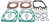 VERTEX 810985 TOP END GASKETS - CAN-AM