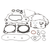 VERTEX 8110012 COMPLETE GASKET SET WITH OIL SEALS