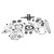 VERTEX WR00008 COMPLETE ENGINE REBUILD KIT YAM