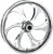 RC COMPONENTS 23750-9031A-105 One-Piece Forged Aluminum Wheel — Recoil - Recoil Front Dual Disc/with ABS Chrome 23x3.75 '08-'23 FLT