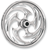 RC COMPONENTS 17625-9210A105C One-Piece Forged Aluminum Wheel — Recoil - Recoil Rear Single Disc/with ABS Chrome 17x6.25 '09-'23 FL