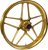 RC COMPONENTS 176-140G-RB Laguna Wheel - Laguna Rear Single Disc/without ABS Gold 17x6.25