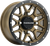 RACELINE WHEELS A94BZ-57056+10 Krank Simulated Beadlock Wheel - Krank Simulated Beadlock Front/Rear Bronze 15x7 4/156 5+2 (+10 mm)
