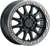 RACELINE WHEELS A14BG-77056+25 Alpha Beadlock Wheel - Alpha Front/Rear Black/with Gun Metal Ring 17x7 4/156 +25 mm
