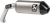 AKRAPOVIC S-MG8SO2-HFTT Slip-On Line Muffler - V85 TT