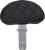 Drag Specialties Seats EZ Glide II Backrest - Small - Vinyl - Double Diamond Black Stitch [0822-0537]