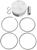 Athena Piston Kit - 82.96 mm - Kawasaki | Suzuki [S5F08300005B]