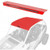 PRO ARMOR P141R123RD ASYLUM ROOF W/ LIGHT BAR RED