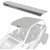 PRO ARMOR P141R123SSM ASYLUM ROOF W/ LIGHT BAR SPARKLE SILVER METALLIC