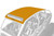PRO ARMOR P144R121ORM ASYLUM ROOF W/LIGHT BAR POCKET ORANGE RUST METALLIC