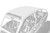 PRO ARMOR P144R121WP ASYLUM ROOF W/LIGHT BAR POCKET WHITE PEARL
