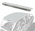 PRO ARMOR P144R123TMM ASYLUM REAR WING W/ LIGHTBAR TITANIUM MATTE METALLIC