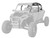 PRO ARMOR P188C046TMM BAJA CAGE W/V INTRUSION TITANIUM MATTE METALLIC