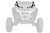 PRO ARMOR P188C047TM CAB ONLY CAGE W/NO INTRUSION TITANIUM METALLIC