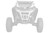 PRO ARMOR P194C028WH CAB ASYLUM CAGE W/V INTRUSION WHITE
