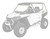 PRO ARMOR P2116C020TS LOCO CAGE W/NO INTRUSION TURBO SILVER