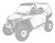 PRO ARMOR P2116C020WH LOCO CAGE W/NO INTRUSION WHITE