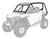 PRO ARMOR P2116C022BL LOCO CAGE W/V INTRUSION BLACK