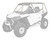 PRO ARMOR P2116C022TS LOCO CAGE W/V INTRUSION TURBO SILVER