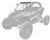 PRO ARMOR P2111C055GG PRO R CAGE W/V INTRUSION GHOST GREY