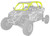 PRO ARMOR P2112C055LL PRO R MP CAGE W/V INTRUSION LIFTED LIME
