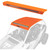 PRO ARMOR P141R124OR ASYLUM ROOF W/REAR LIGHT & LIGHT BAR POCKET ORANGE