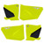 PRO ARMOR P1910D003LL TRADITIONAL DOORS LIFTED LIME