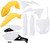 ACERBIS 2374181070 FULL PLASTIC KIT YELLOW
