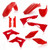 ACERBIS 2736260227 FULL PLASTIC KIT RED